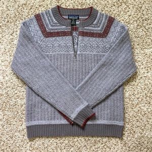 Patagonia 3/4 zip sweater